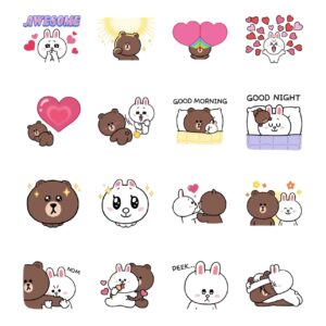 Alternative view of [100C] LINE FRIENDS รักล้นใจ