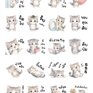 Alternative view of [50C] แมวเหมียวน่ารัก 100%